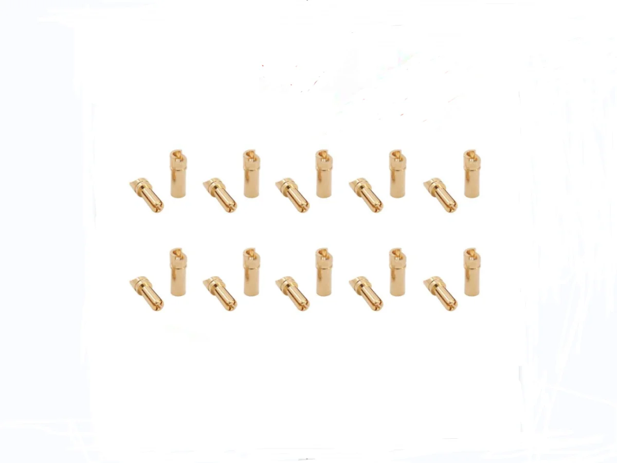 2/5/10 Pairs Gold Plated 3.5mm Banana Plug Bullet Male Female Connector for RC Lipo Battery ESC Motor Plane Car Boat