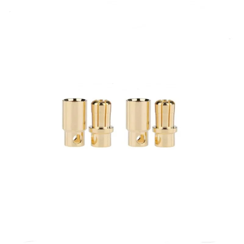 2 Pairs 180A 8.0mm Gold Plated Bullet Banana Plug rc Connectors for Battery,Charger,Motor,ESC ,RC Planes Cars Boat Drone