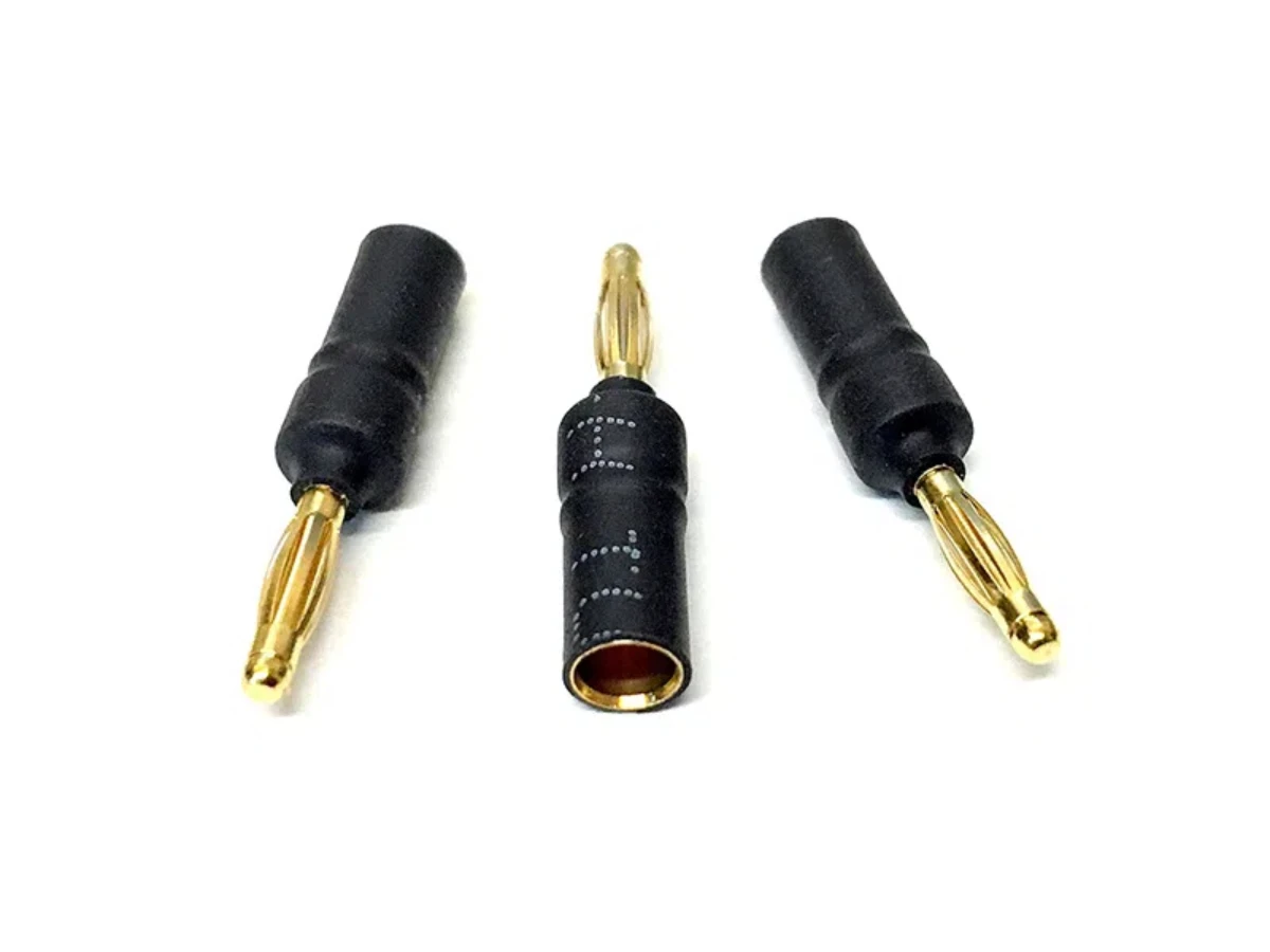 2/3 Pcs 2.0mm Male Banana Connector to 3.5mm Female Bullet Banana Connector Plug No Wire Adapter for RC ESC Motor Charger